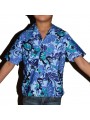 Chemise hawaïenne tortue enfant 