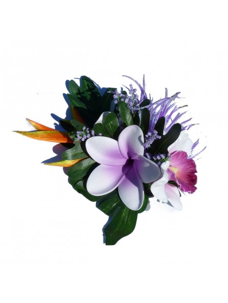 Composition  frangipanes et orchidée