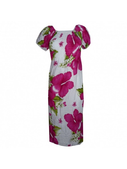 Robe d'été blanche avec manche Robe d'été blanche avec manche