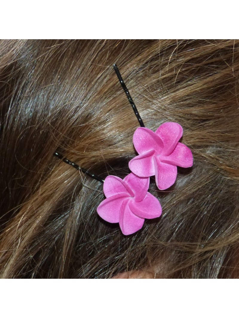 Barrette à cheveux pour enfant frangipane Fushia