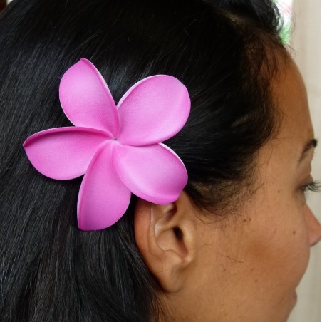 Barrette à cheveux frangipane