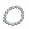 Bracelet en perle blanche