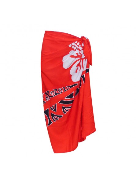 Paréos double frise tattoo hibiscus