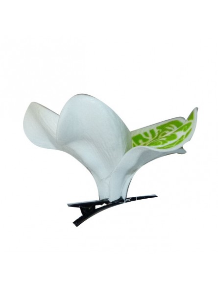Barrette fleurs tatoué