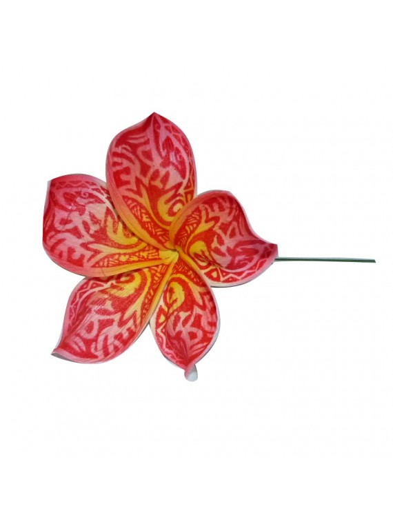 Pic fleur tatouée