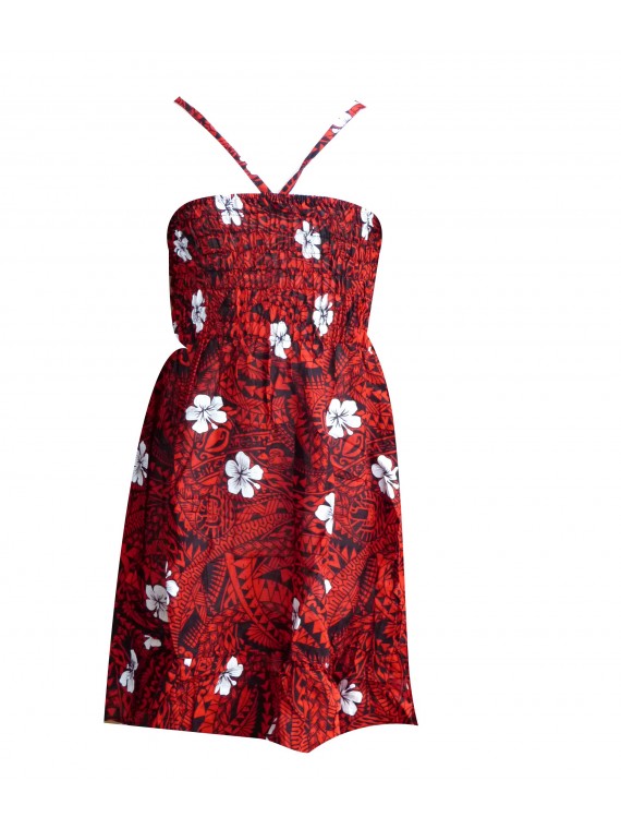robe bustier enfant Polynesian tattoo