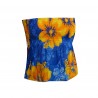 Bustier froncé femme Gauguin Hibiscus