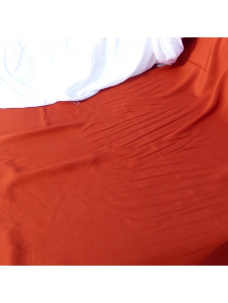 Tissu uni orange fibrane