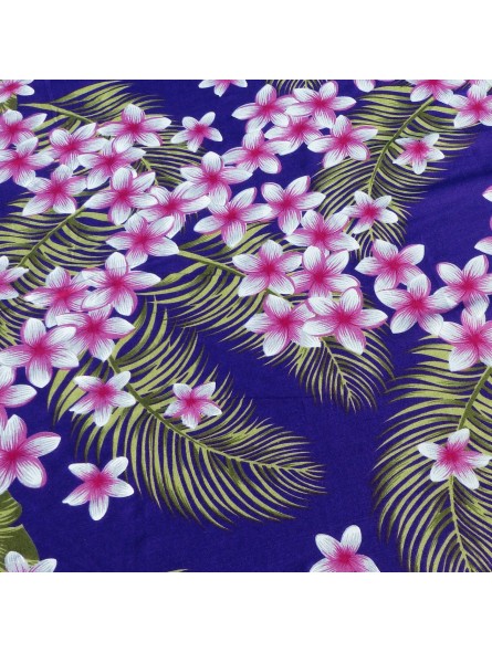 Tissu vioet frangipane forest
