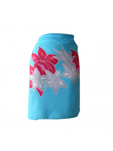 Mini paréo Turquoise, écharpe tiaré
