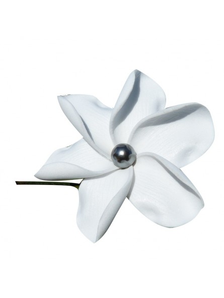 LARGE FLEURS DE TIARÉ MAEVA AVEC PERLE LARGE FLEURS DE TIARÉ MAEVA AVEC PERLE