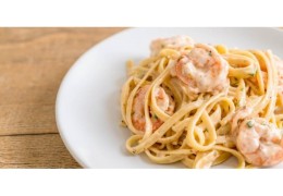 SPAGHETTI ( ou autre) LAIT DE COCO CREVETTE